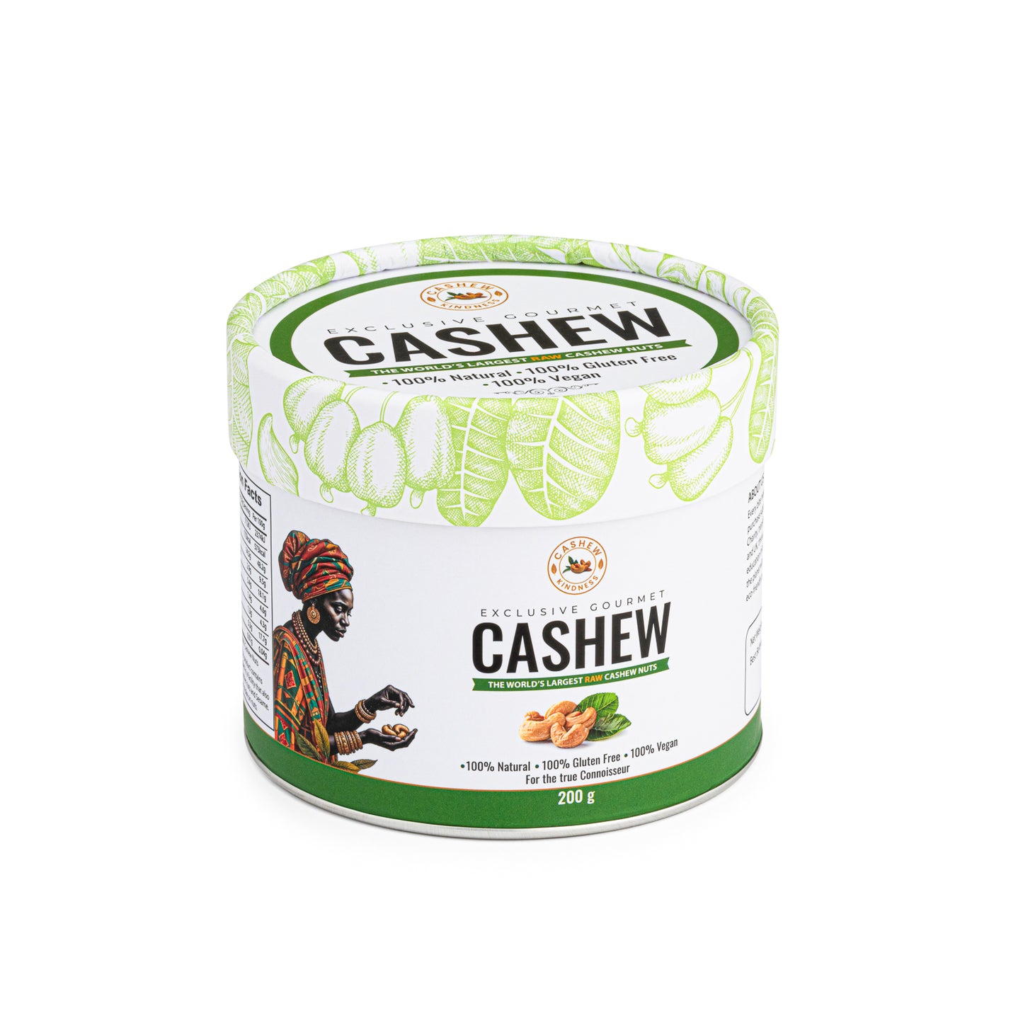 Exclusive Gourmet Quality Raw Cashew Nuts 200g