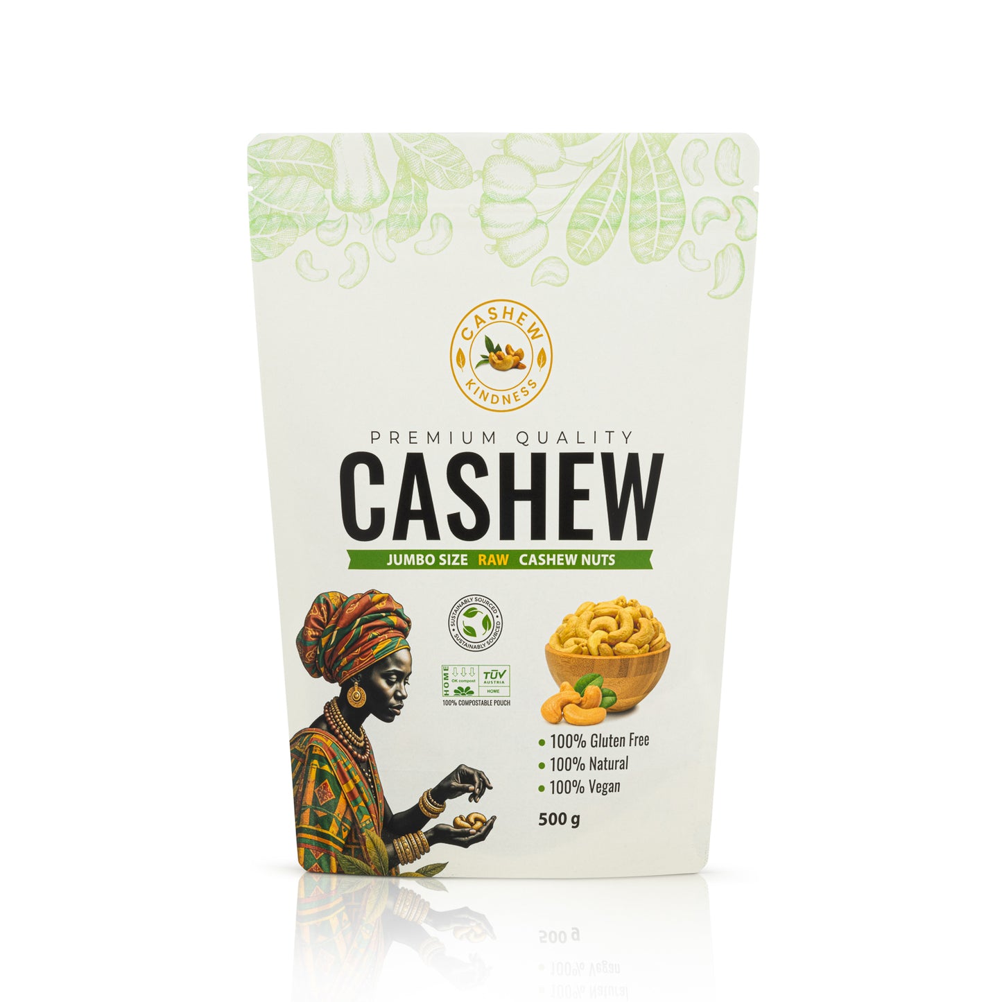 Premium Quality Raw Cashew Nuts 500 g