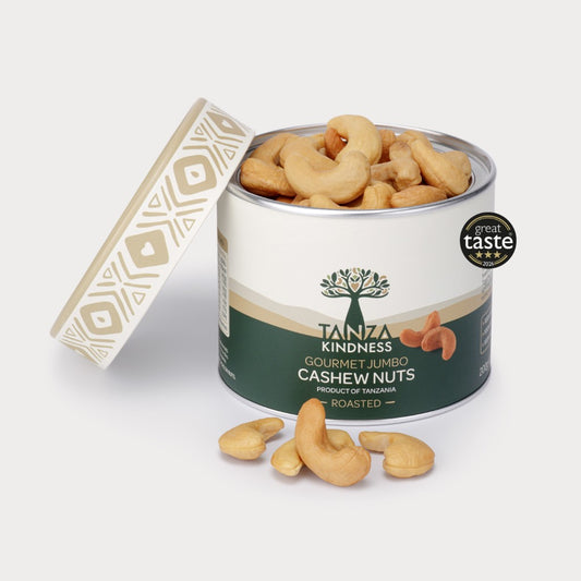Lightly Roasted Tanzanian Cashews - 200g