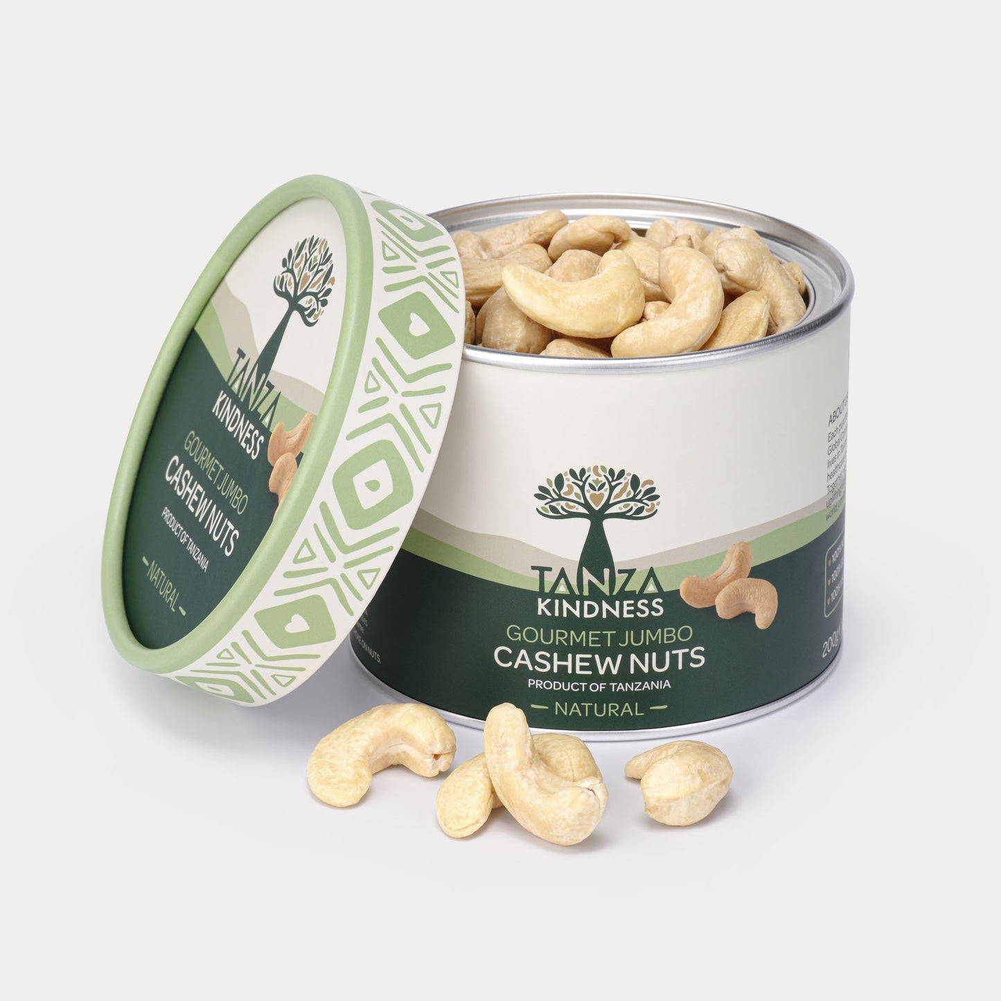 Natural Tanzanian Cashews - 200g