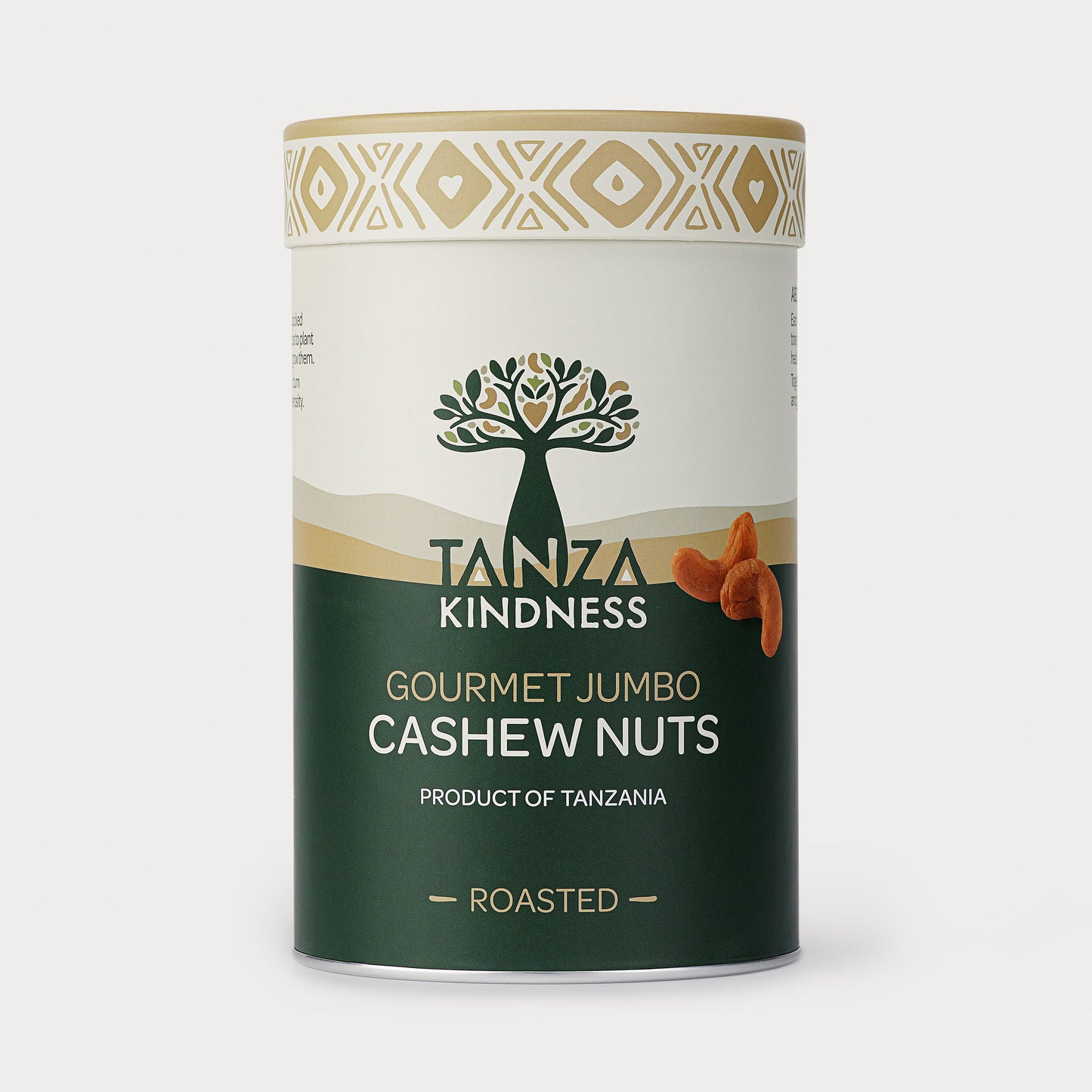 Lightly Roasted Tanzanian Cashews - 500g