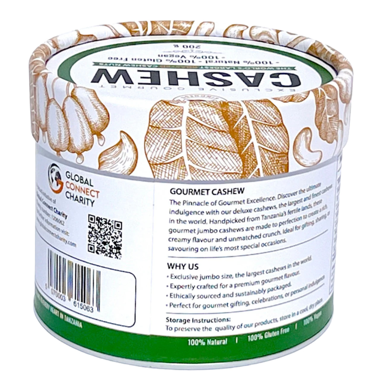 Exclusive Gourmet Quality Roasted Cashew Nuts 200 g
